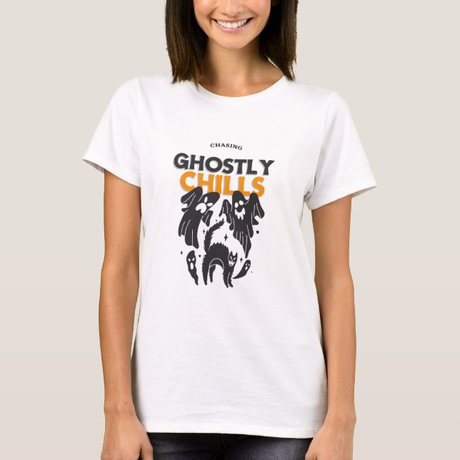 Camiseta Buscando Arrepios Fantásticos (Frente)