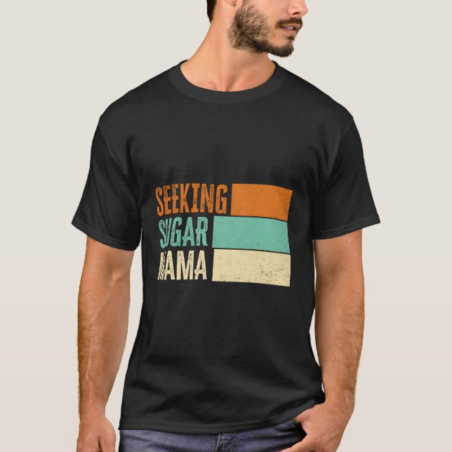 Camiseta Buscando Dia de as mães de mamã de açúcar (Frente)