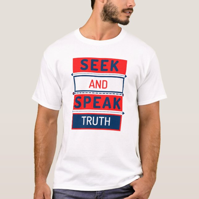 Camiseta Buscar e Falar Verdade (Frente)