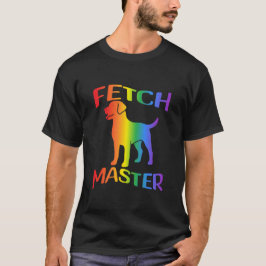Camiseta Buscar Labrador Retriever Arco-íris Mestre