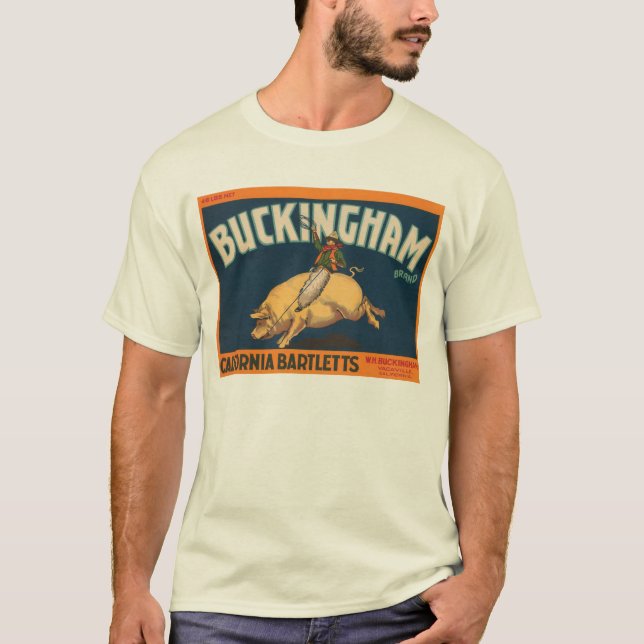 Camiseta Busckingham California Bartletts Vintage Crate Lab (Frente)
