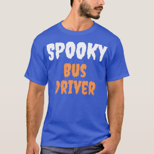 Camiseta BusDriver Fingido de Halloween Preguiçoso