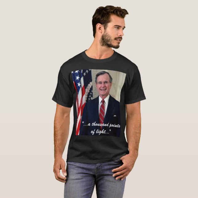 Camiseta Bush 41 com "mil pontos da luz " (Frente Completa)