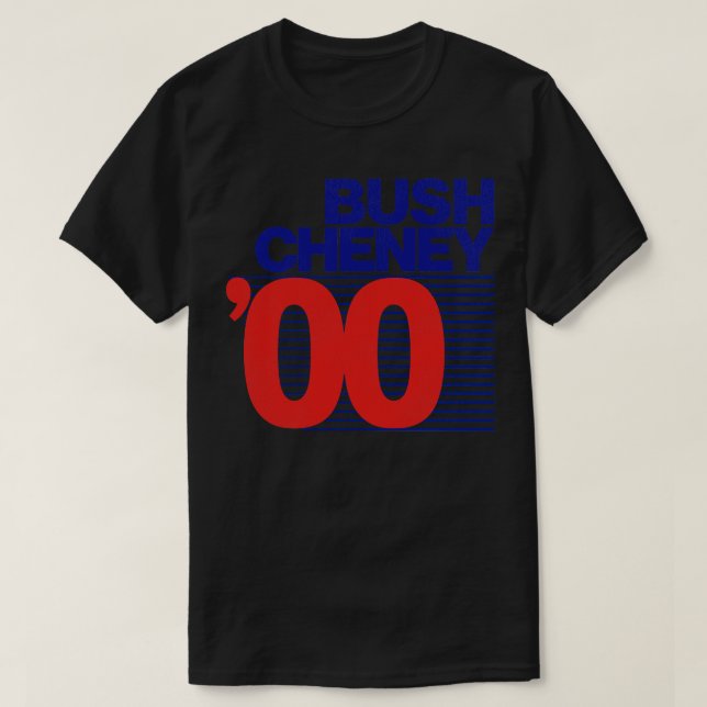 CAMISETA BUSH CHENEY 00 (Frente do Design)