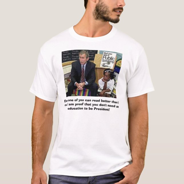Camiseta Bush na educação (Frente)