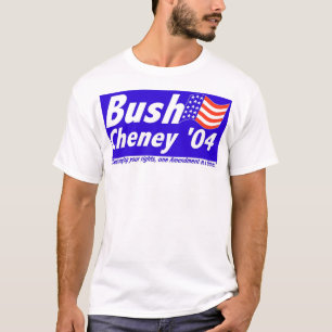 Camiseta Bush que destrói direitos