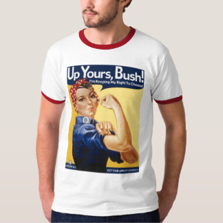 Camiseta bush_upyours hillary