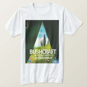Camiseta Bushcraft 'Visite a natureza Mãe' vida selvagem