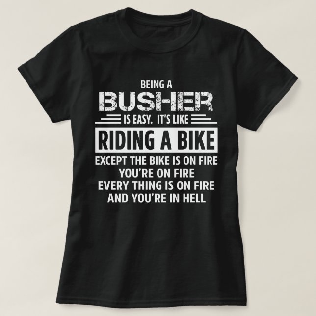 Camiseta Busher (Frente do Design)