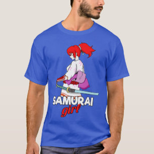 Camiseta Bushido Ronin Japonês Samurai Girl 