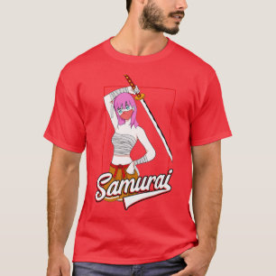 Camiseta Bushido Ronin Japonês Samurai Girl (2)