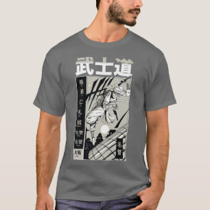 Camiseta Bushido Samurai Japonês Espadarte Estética Manga