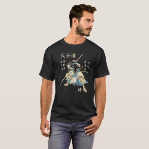 Camiseta Bushido Samurai Oito Virtualiza o Idioma Japonês