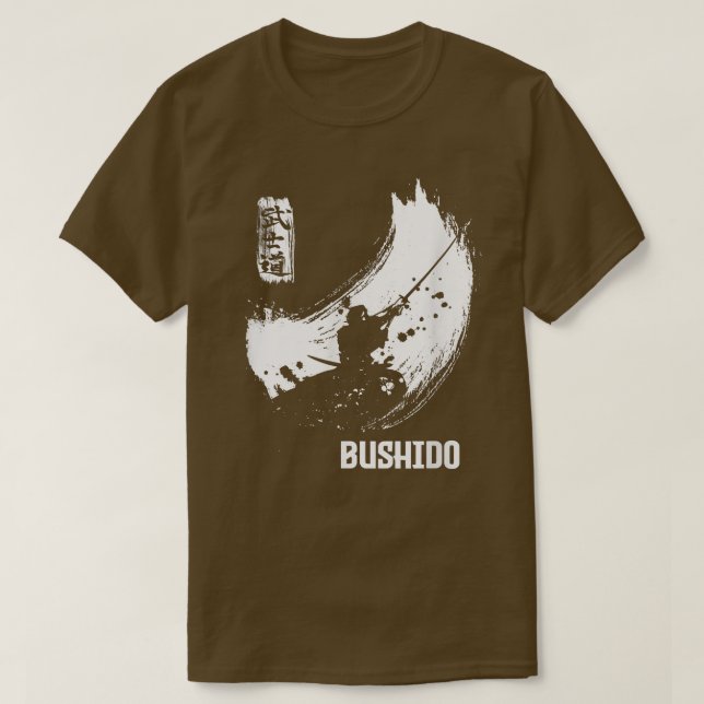 Camiseta Bushido Samurai Way of the Warrior (Frente do Design)