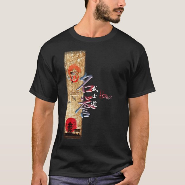 Camiseta Bushido Virtude de Goju Ryu Karate T-Shirt (Frente)