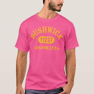 Camiseta BUSHWICK Brooklyn NY 11237 Design Atlético menina