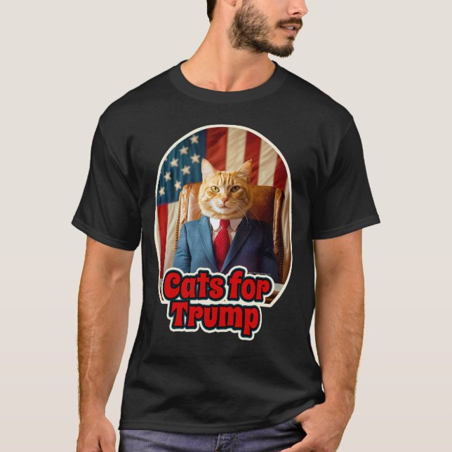 Camiseta Business Cats para Donald Trump 2024 (Frente)
