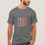 Camiseta Business Logo Minimalist Company Promotional<br><div class="desc">Our custom t-shirts are a great way to promote your business. Personalize these t-shirts with your company logo.</div>