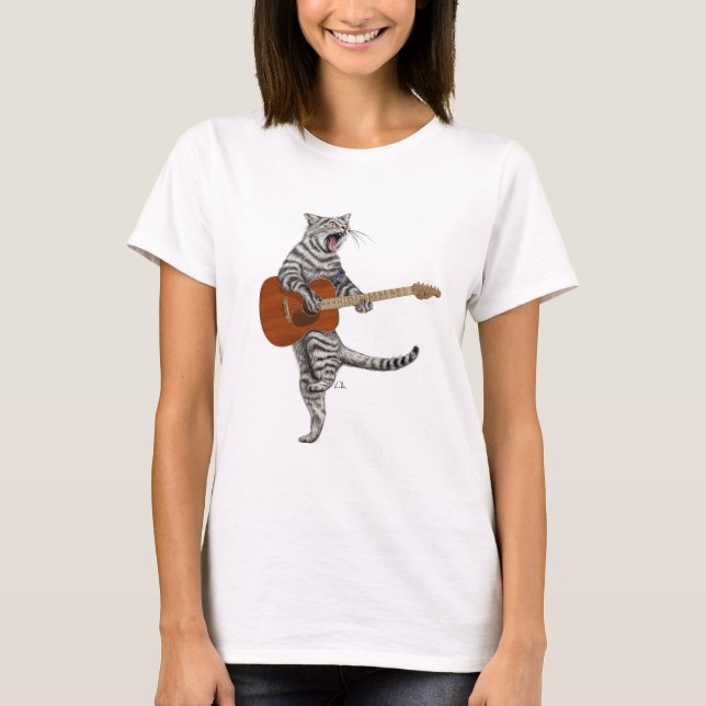 Camiseta Busker, o Guitarista do Gato (Frente)