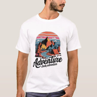 Camiseta Busque Aventura: Presente de Férias Perfe