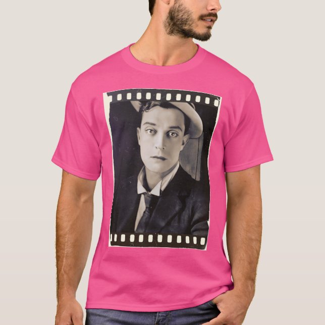 Camiseta Buster Keaton - Filme - D15 (Frente)