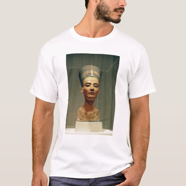 Camiseta Busto da rainha Nefertiti, vista dianteira (Frente)