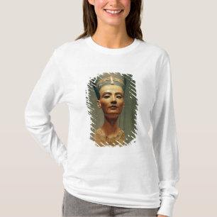 Camiseta Busto da rainha Nefertiti, vista dianteira