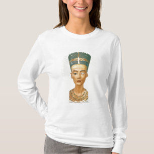 Camiseta Busto da rainha Nefertiti, vista dianteira, do