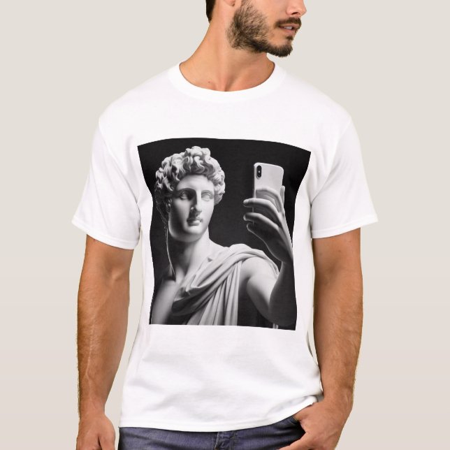 Camiseta Busto de mármore (Frente)