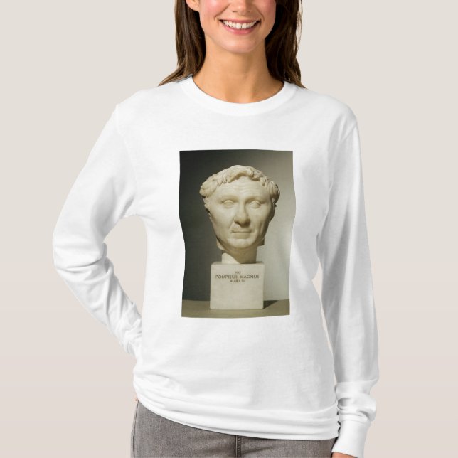 Camiseta Busto de Pompey (106-48 BC) c.60 BC (mármore) (Frente)