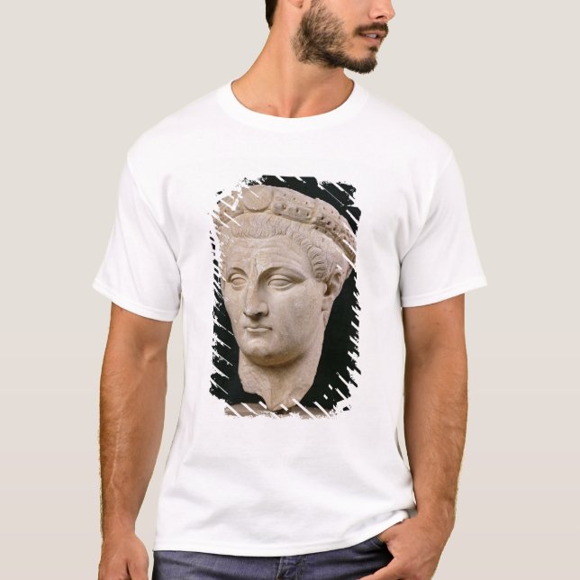 Camiseta Busto do imperador Claudius de Thasos (Frente)
