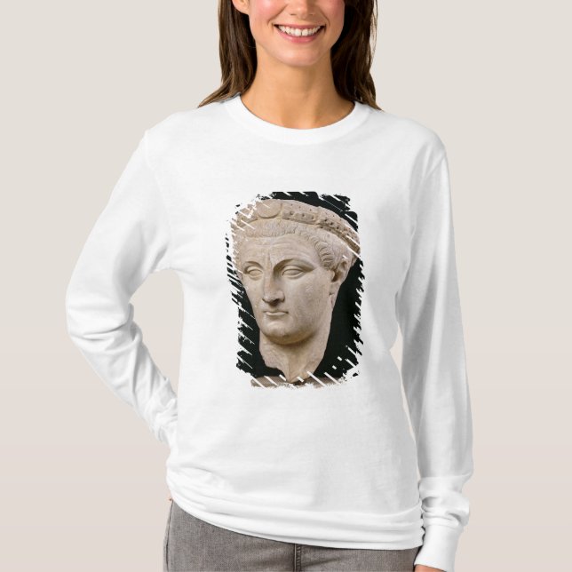 Camiseta Busto do imperador Claudius de Thasos (Frente)