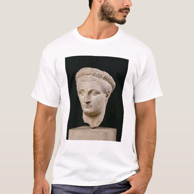Camiseta Busto do imperador Claudius de Thasos (Frente)