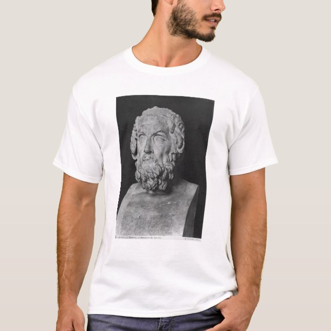 Camiseta Busto do local, período Hellenistic (Frente)