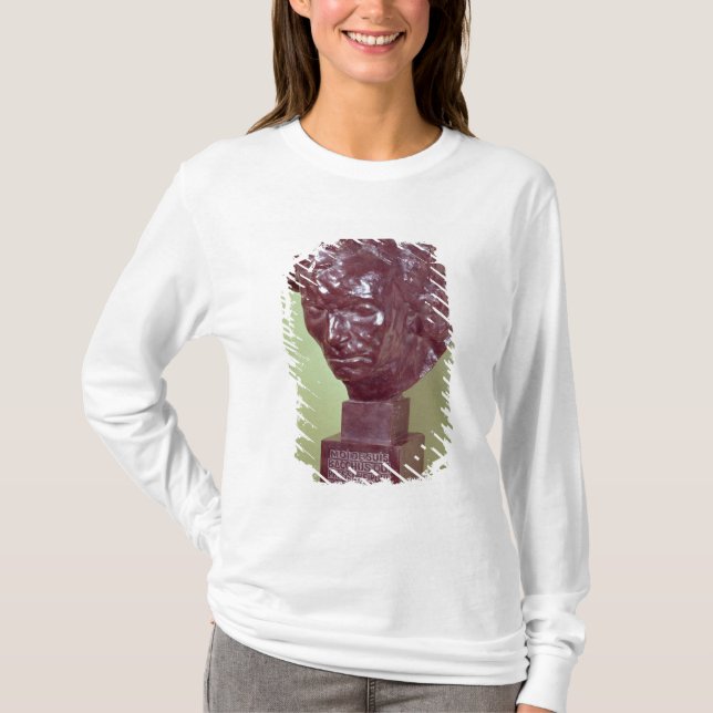 Camiseta Busto do retrato de Ludwig van Beethoven 1901 (Frente)