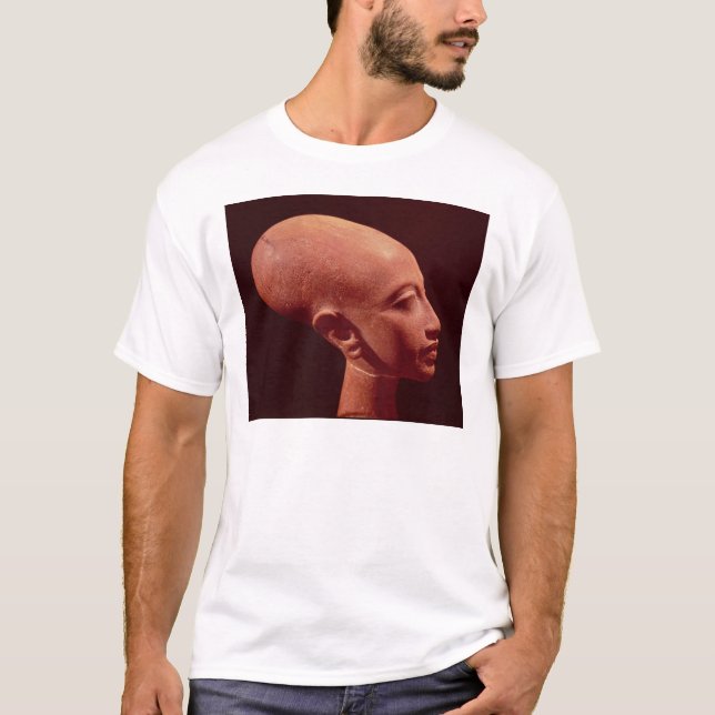 Camiseta Busto do retrato de uma filha do rei Akhenaten (Frente)