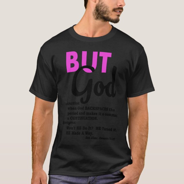 Camiseta But God Genesis 5020 Unisex (Frente)