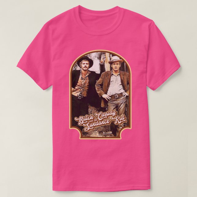 Camiseta Butch Cassidy e o Sundance Kid (Frente do Design)