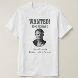 Camiseta Butch Cassidy queria 🚨 Wild West Outlaw EUA