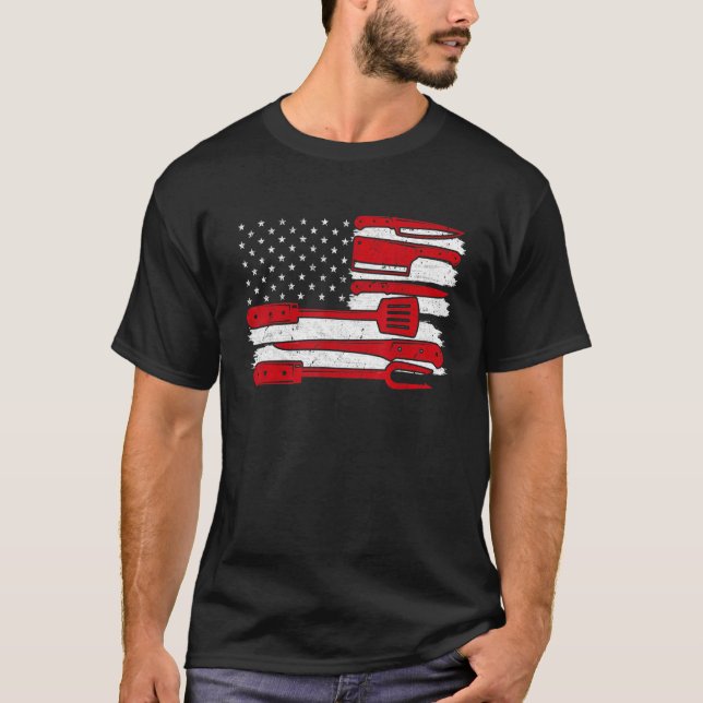 Camiseta Butcher American Flag Knives EUA (Frente)