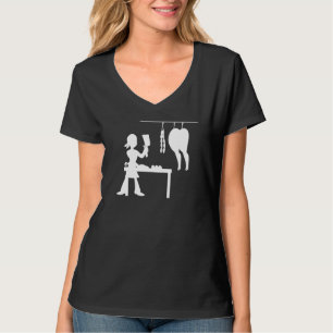Camiseta Butcher Butchery Ham Meat Sausy Salami Chef Pork