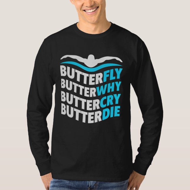 Camiseta Butterfly Butterdie Butterdie Ordenada Orgulho Swi (Frente)