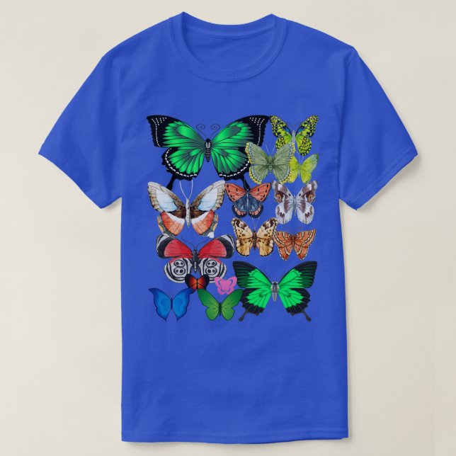 Camiseta Butterfly Collection Monarch Butterfly Lover Butte (Frente do Design)