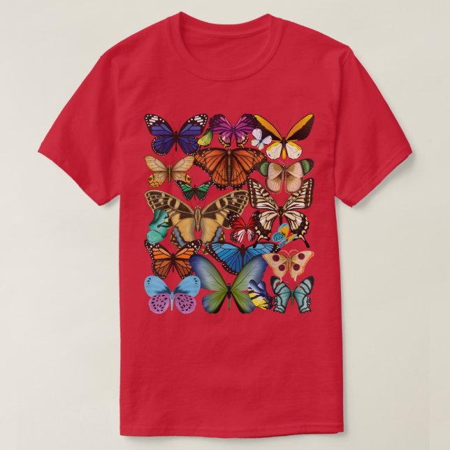 Camiseta Butterfly CollectionMonarch Butterfly Manteiga do  (Frente do Design)