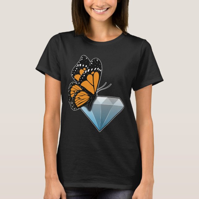 Camiseta Butterfly Diamond (Frente)