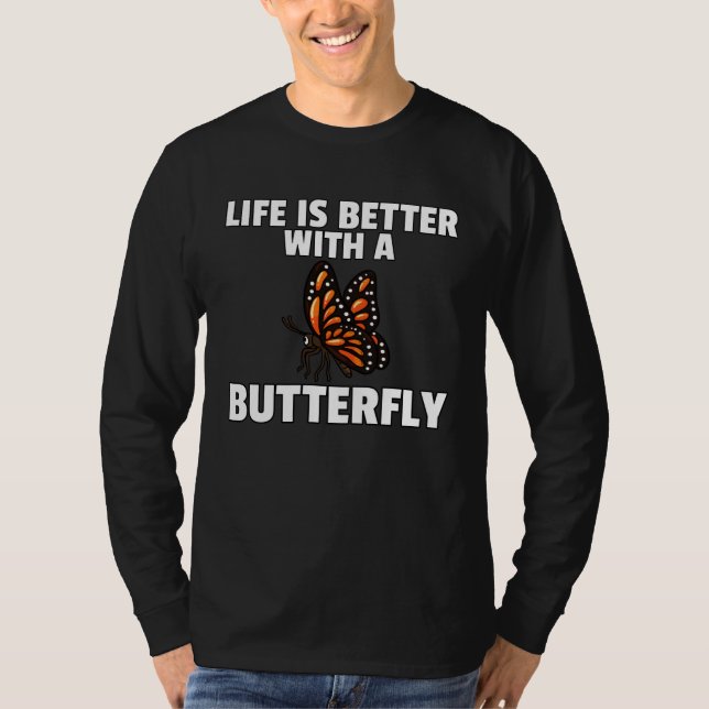 Camiseta Butterfly Entomology Cute For Women Men (Frente)