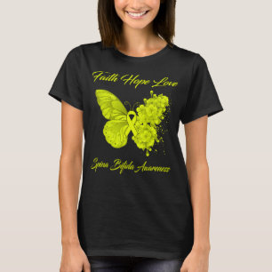 Camiseta Butterfly Faith Esperança Ama a Consciência Spina 