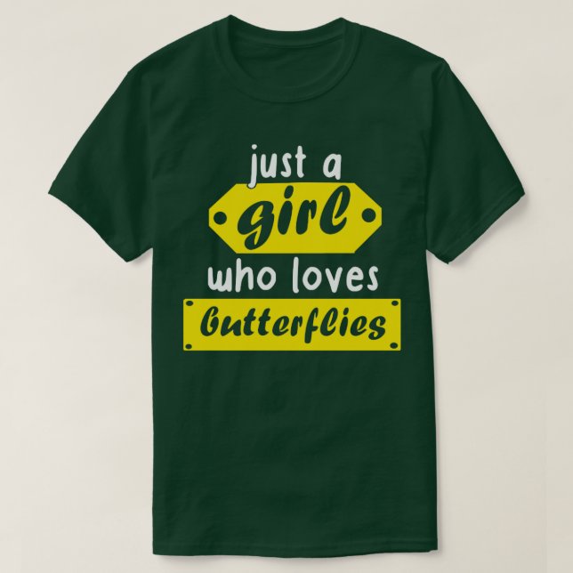 Camiseta Butterfly girl brimstone women saying  (Frente do Design)