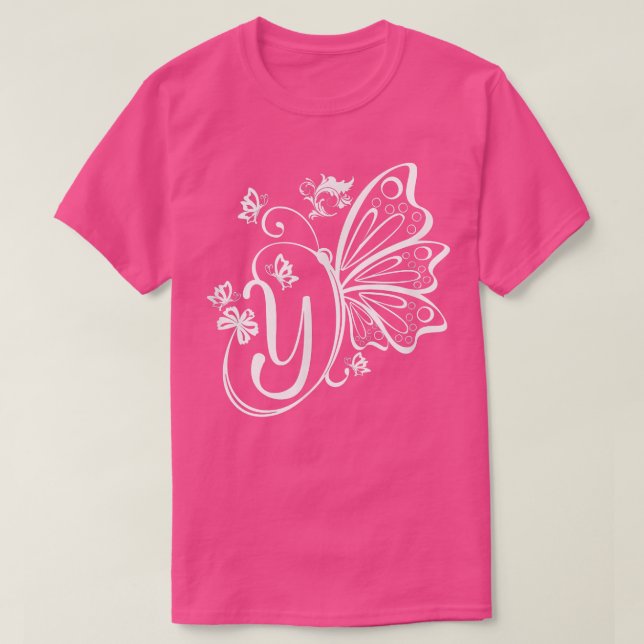 Camiseta Butterfly Grunge Fairycore Aestético - Letra Y Mon (Frente do Design)