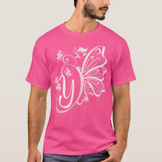 Camiseta Butterfly Grunge Fairycore Aestético - Letra Y Mon